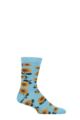 1 Pair Shared Earth Bamboo Sunflowers Socks - Multi