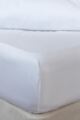 Lazy Panda 300 Thread Count Bamboo Fitted Sheet - White