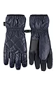 Women's 1 Pair SOCKSHOP Heat Holders Bryce Quilted Gloves - Black