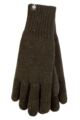 Mens 1 Pair SOCKSHOP Heat Holders Ashton Gloves - Khaki