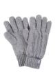 Ladies 1 Pair Heat Holders 3.2 Tog Heatweaver Yarn Gloves - Grey