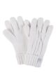 Ladies 1 Pair Heat Holders 3.2 Tog Heatweaver Yarn Gloves - Cream