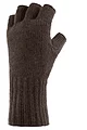 Mens 1 Pair Heat Holders 3.2 Tog Heatweaver Yarn Fingerless Gloves - Forest Green