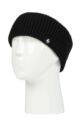 Ladies 1 Pack SOCKSHOP Heat Holders Padova Ribbed Headband - Black