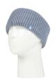 Ladies 1 Pack SOCKSHOP Heat Holders Padova Ribbed Headband - Dusky Blue