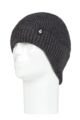 Mens 1 Pack SOCKSHOP Heat Holders Expedition Drop Neck Hat - Charcoal