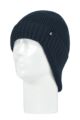 Mens 1 Pack SOCKSHOP Heat Holders Expedition Drop Neck Hat - Navy