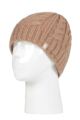 Ladies 1 Pack Heat Holders 4.7 Tog Heatweaver Yarn Hat - Beige