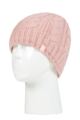 Ladies 1 Pack Heat Holders 4.7 Tog Heatweaver Yarn Hat - Dusky Pink