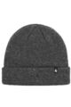 Mens 1 Pack Heat Holders Turn Over Cuff Thermal Hat - Charcoal