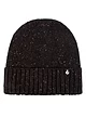 Mens 1 Pack SOCKSHOP Heat Holders Andes Deep Turnover Hat - Black