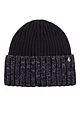 Mens 1 Pack SOCKSHOP Heat Holders Halmstad Chunky Twist Turnover Hat - Navy