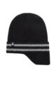 Mens 1 Pack SOCKSHOP Heat Holders Workforce Drop Neck Hat - Black
