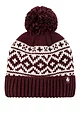 Women's 1 Pack SOCKSHOP Heat Holders Billingen Turn Over Cuff Hat - Wine