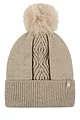 Women's 1 Pack SOCKSHOP Heat Holders Kiruna Centre Cable Hat - Oatmeal Melange