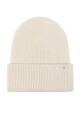 Ladies 1 Pack SOCKSHOP Heat Holders Vermont Fine Rib Turnover Cuff Hat - Cream