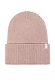 Women's 1 Pack SOCKSHOP Heat Holders Vermont Fine Rib Turnover Cuff Hat - Dusky Pink