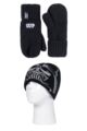 Kids 1 Pack SOCKSHOP Heat Holders Disney Star Wars Darth Vader Hat & Mittens - Black