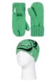 Kids 1 Pack SOCKSHOP Heat Holders Marvel Hulk Hat & Mittens - Green