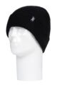 Mens 1 Pack SOCKSHOP Heat Holders Marvel Logo Hat - Black