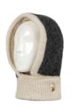 Women's 1 Pack SOCKSHOP Heat Holders Fern Button Snood - Charcoal