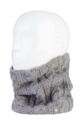 Ladies 1 Pack Heat Holders 3.5 Tog Heatweaver Yarn Neck Warmer - Light Grey