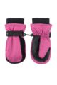 Kids 1 Pair SOCKSHOP Heat Holders Snowday Performance Mittens - Rose