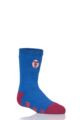 Kids 1 Pair SOCKSHOP Heat Holders Marvel's Ultimate Spider-Man Slipper Socks - Blue