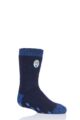 Kids 1 Pair Heat Holders Harry Potter Thermal Socks with Grips - Navy