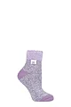 Women's 1 Pair Heat Holders Sleep Feather Top Socks - Grey
