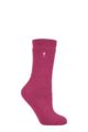 Ladies 1 Pair SOCKSHOP Original Heat Holders 2.3 TOG Thermal Socks - Raspberry