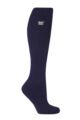 Ladies 1 Pair SockShop Long Heat Holders 2.3 TOG Thermal Socks - Indigo