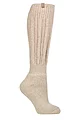 Women's 1 Pair SOCKSHOP Heat Holders 2.3 TOG Thermal Slouch Socks - Oat