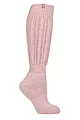 Women's 1 Pair SOCKSHOP Heat Holders 2.3 TOG Thermal Slouch Socks - Rose Blush