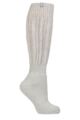 Women's 1 Pair SOCKSHOP Heat Holders 2.3 TOG Thermal Slouch Socks - Silver