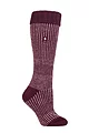 Women's 1 Pair SOCKSHOP Heat Holders 2.3 TOG Thermal Boot Socks - Cabernet