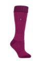 Ladies 1 Pair SOCKSHOP Heat Holders 2.3 TOG Thermal Boot Socks - Fuchsia Red