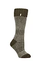 Women's 1 Pair SOCKSHOP Heat Holders 2.3 TOG Thermal Boot Socks - Olive