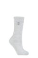 Ladies 1 Pair SOCKSHOP Original Heat Holders 2.3 TOG Thermal Socks - Silver Grey