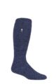 Mens 1 Pair SOCKSHOP Long Heat Holders 2.3 TOG Thermal Socks - Denim