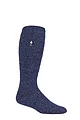 Mens 1 Pair SOCKSHOP Long Heat Holders 2.3 TOG Thermal Socks - Denim