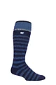Mens 1 Pair Heat Holders 2.3 TOG Thermal Ski Socks - Navy