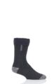 Mens 1 Pair Heat Holders Lumi Sleep Socks - Charcoal