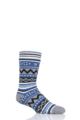 Mens 1 Pair Heat Holders Soul Warming Socks - Grey