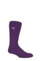 Mens 1 Pair SOCKSHOP Original Heat Holders 2.3 TOG Thermal Socks - Purple