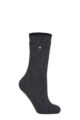 Ladies 1 Pair SOCKSHOP Heat Holders 2.9 TOG Merino Wool Socks - Black