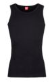 Mens 1 Pack SOCKSHOP Heat Holders 0.45 TOG Sleeveless Vest - Black