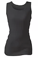 Women's 1 Pack SOCKSHOP Heat Holders 0.45 TOG Sleeveless Vest - Black