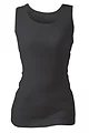 Women's 1 Pack SOCKSHOP Heat Holders 0.45 TOG Sleeveless Vest - Black