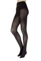 Ladies 1 Pair Charnos Eco 120 Denier Opaque Tights - Black